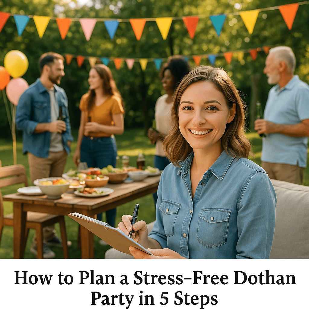 How to Plan a Stress-Free Dothan Party in 5 Steps